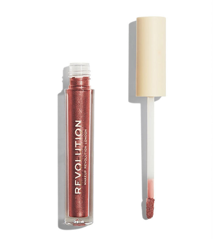 Revolution - Labial líquido Nudes Collection Metallic - Pixelated