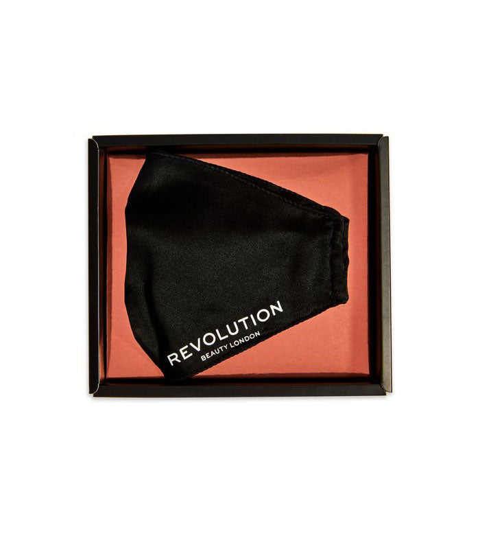 Revolution - Mascarilla de seda reutilizable - Black