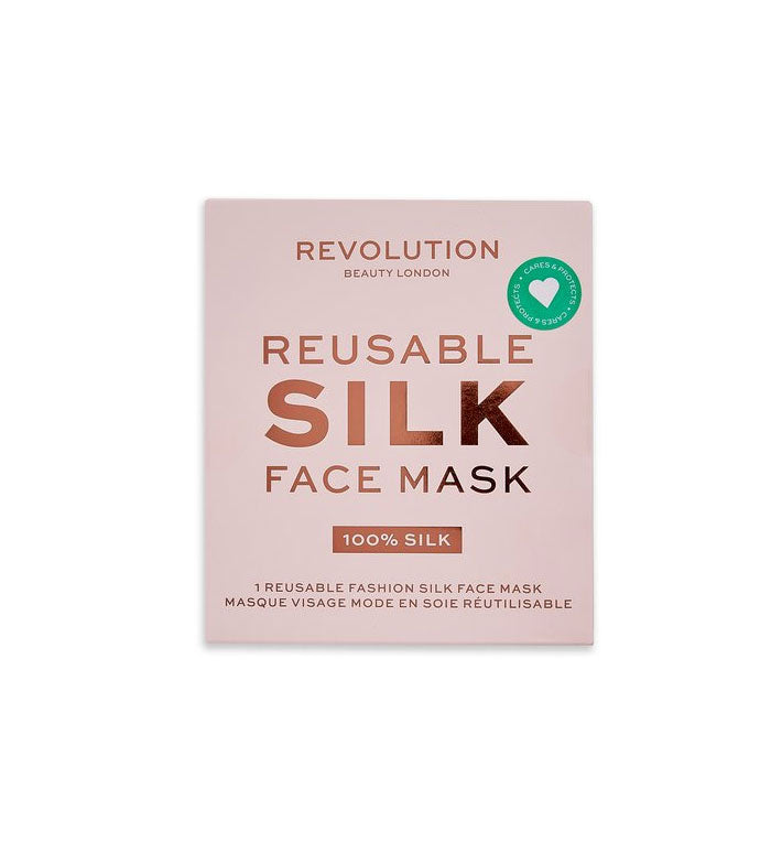 Revolution - Mascarilla de seda reutilizable - Pink