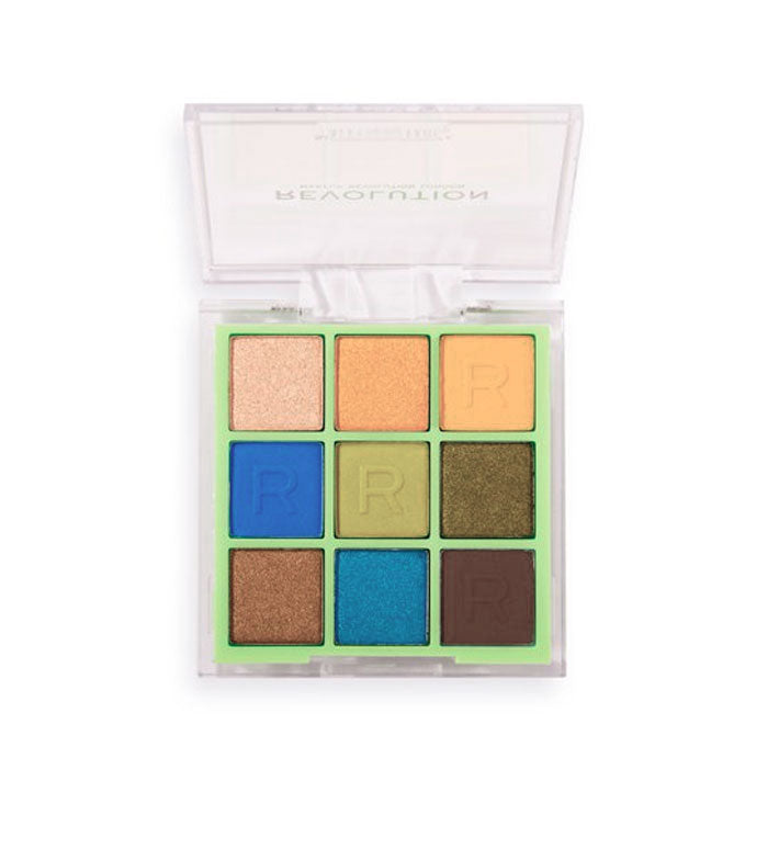 Revolution - *Neon Heat* - Paleta de sombras Neon Heat - Safari Green