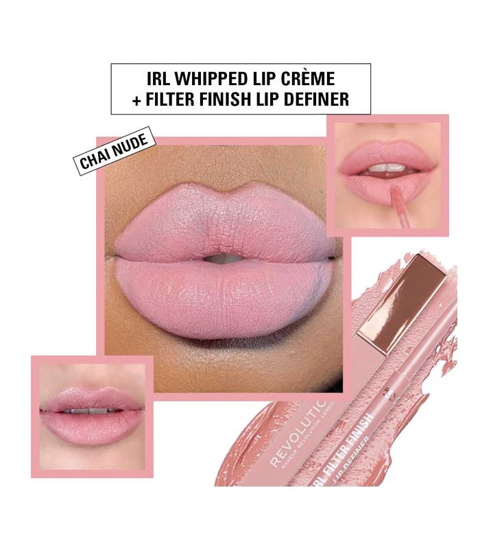 Revolution - Perfilador de labios IRL Filter Finish Lip Definer - Chai Nude