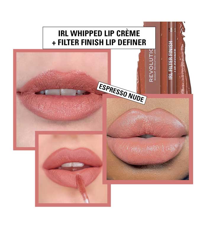 Revolution - Perfilador de labios IRL Filter Finish Lip Definer - Espresso Nude