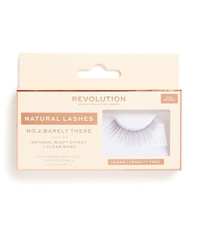 Revolution - Pestañas postizas Natural Lashes - Nº.2 Barely There
