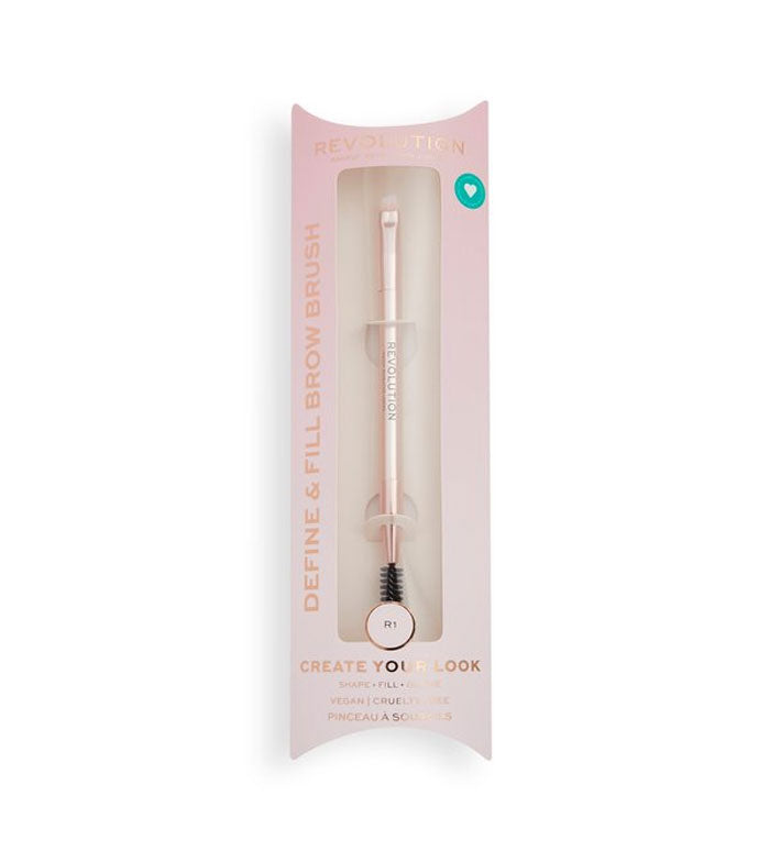 Revolution - Pincel para Cejas Define & Fill Brow Create - R1
