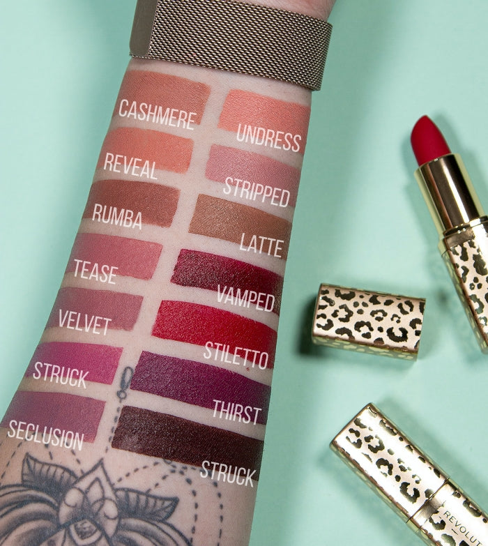 Revolution Pro - Barra de labios New Neutral Satin Matte - Plush