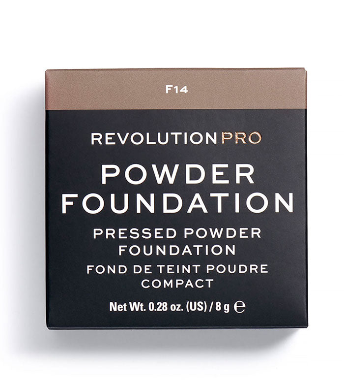 Revolution Pro - Base de maquillaje en polvo Pro Powder Foundation - F14