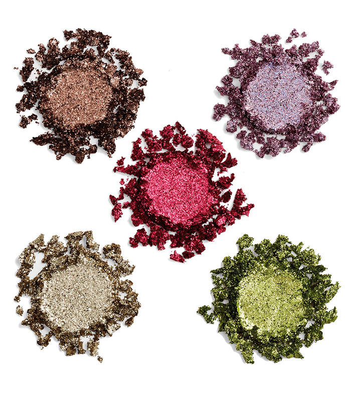 Revolution Pro - Pack de 5 sombras de ojos Glitter en godet magnéticas - Stop Look and Glisten