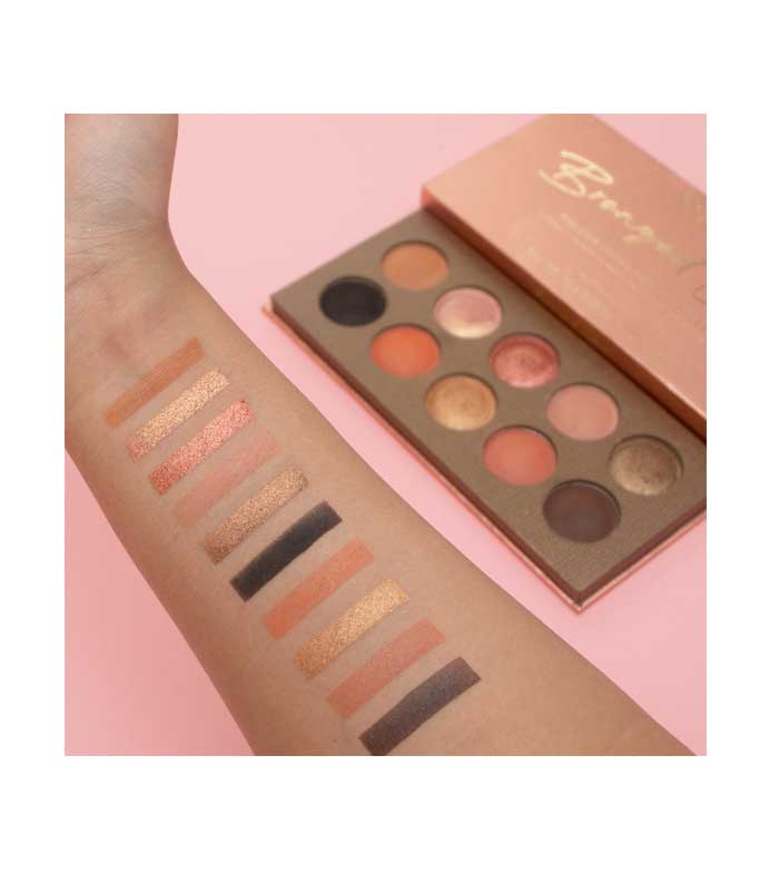 Revolution Pro - Paleta de sombras Colour Focus - Bronzed Glow