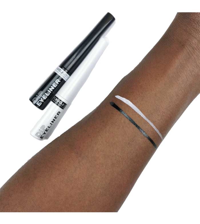 Revolution Relove - Delineador líquido Dip Eyeliner - White