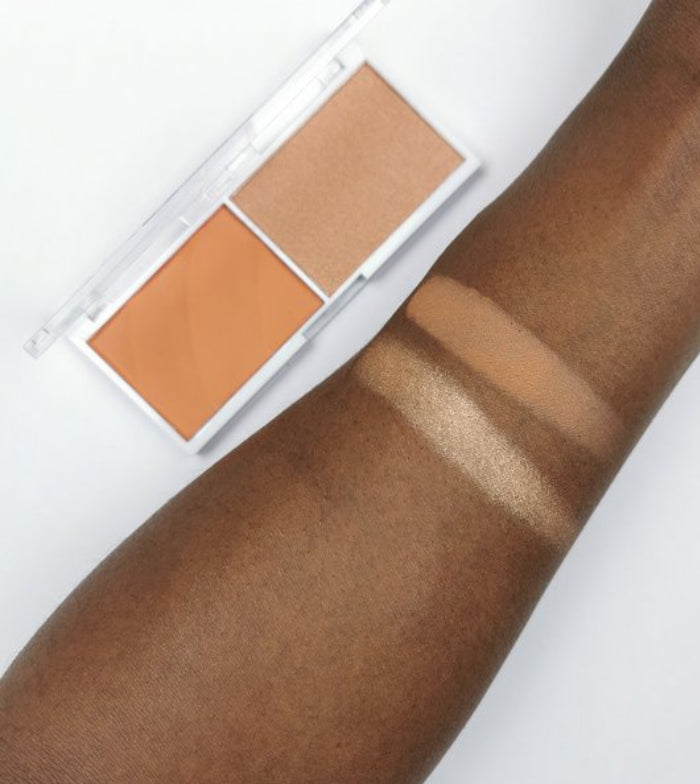 Revolution Relove - Dúo colorete e iluminador Colour Play Blushed - Queen