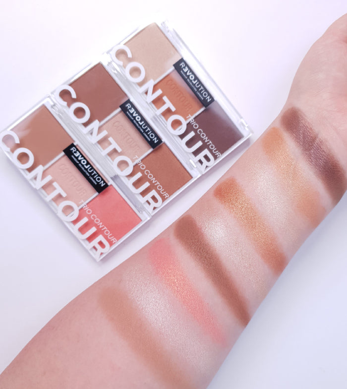Revolution Relove - Paleta para contorno Colour Play Contour Trio - Bronze Sugar
