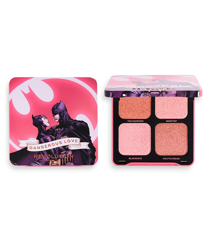Revolution - *Revolution X DC Dangerous Love* - Paleta de iluminadores en polvo