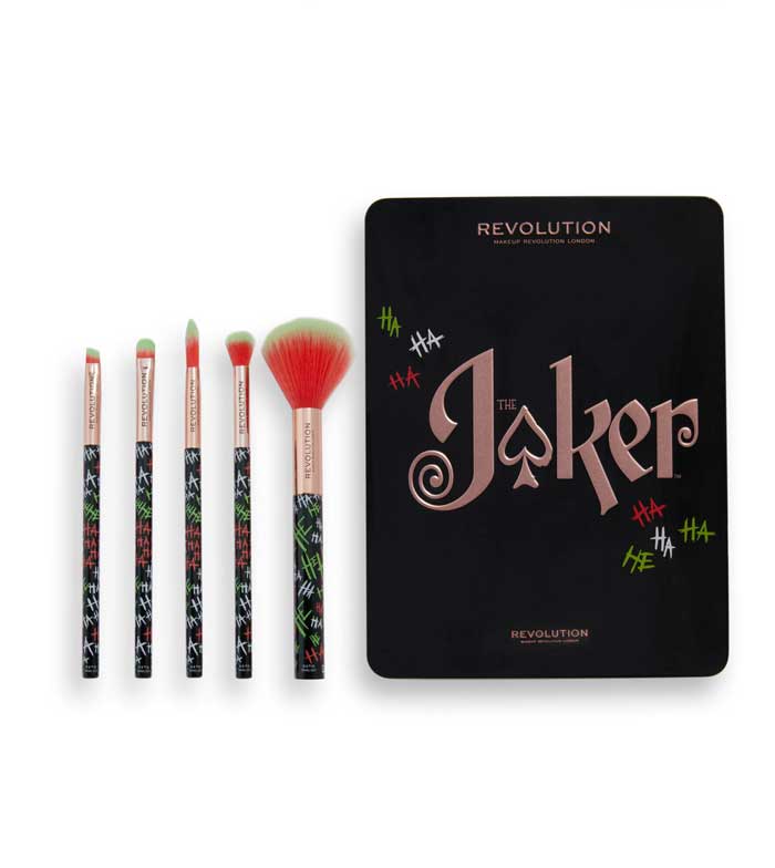 Revolution - *Revolution X DC Joker* - Set de brochas de rostro y ojos Put on a Happy