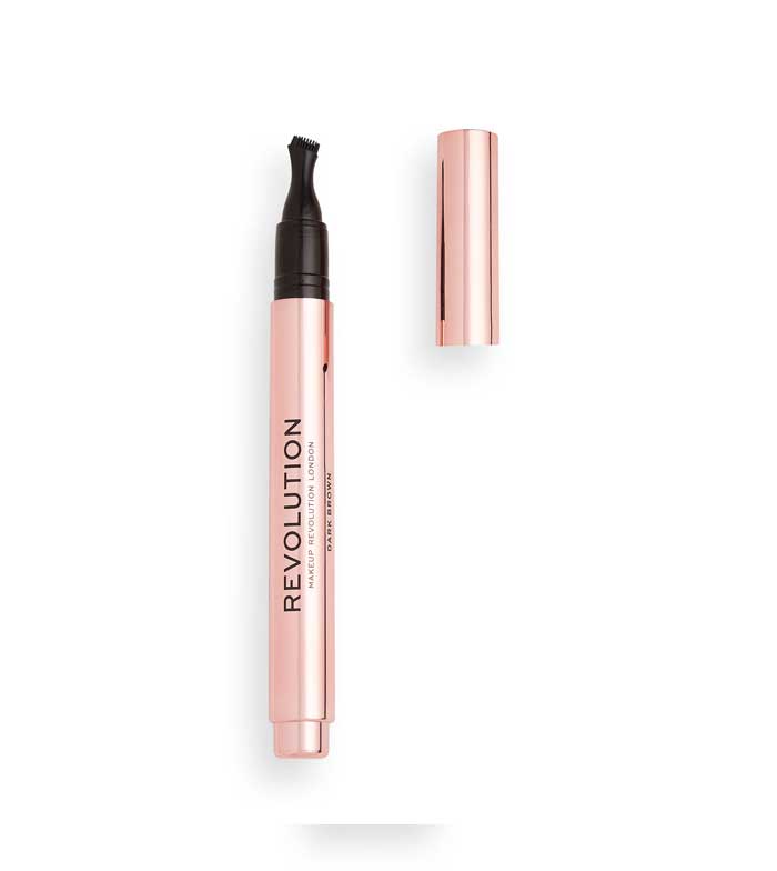 Revolution - Rotulador para cejas Fast Brow Pomade - Dark Brown