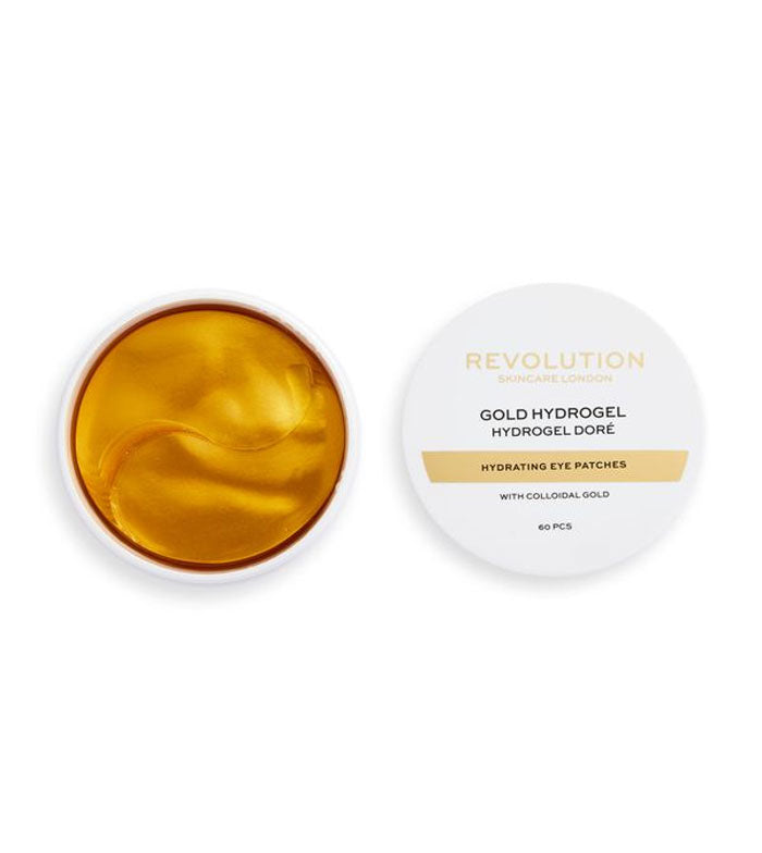 Revolution Skincare - Parches hidratantes de hidrogel con oro coloidal Gold Eye