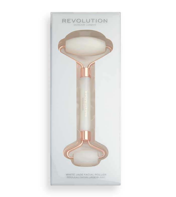 Revolution Skincare - Rodillo facial de jade blanco