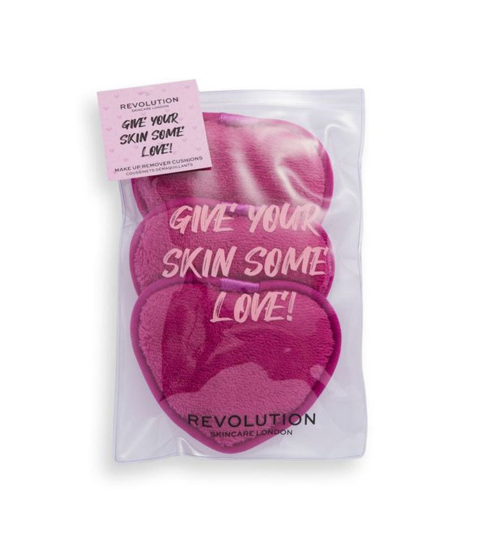 Revolution Skincare - Set de discos desmaquillantes Hearts Give Your Skin Some Love