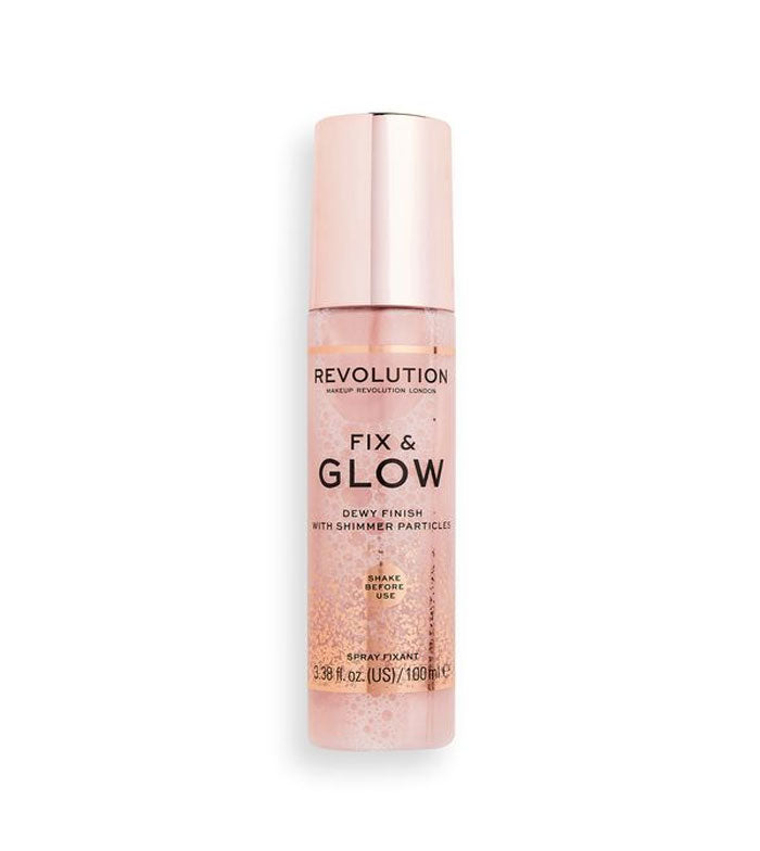 Revolution - Spray fijador de maquillaje Fix & Glow