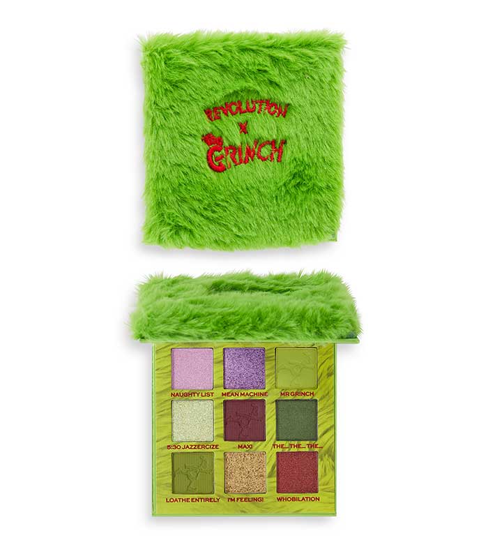 Revolution - *The Grinch x Revolution* - Paleta de sombras Mean One