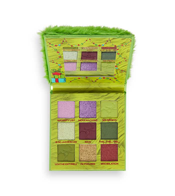 Revolution - *The Grinch x Revolution* - Paleta de sombras Mean One