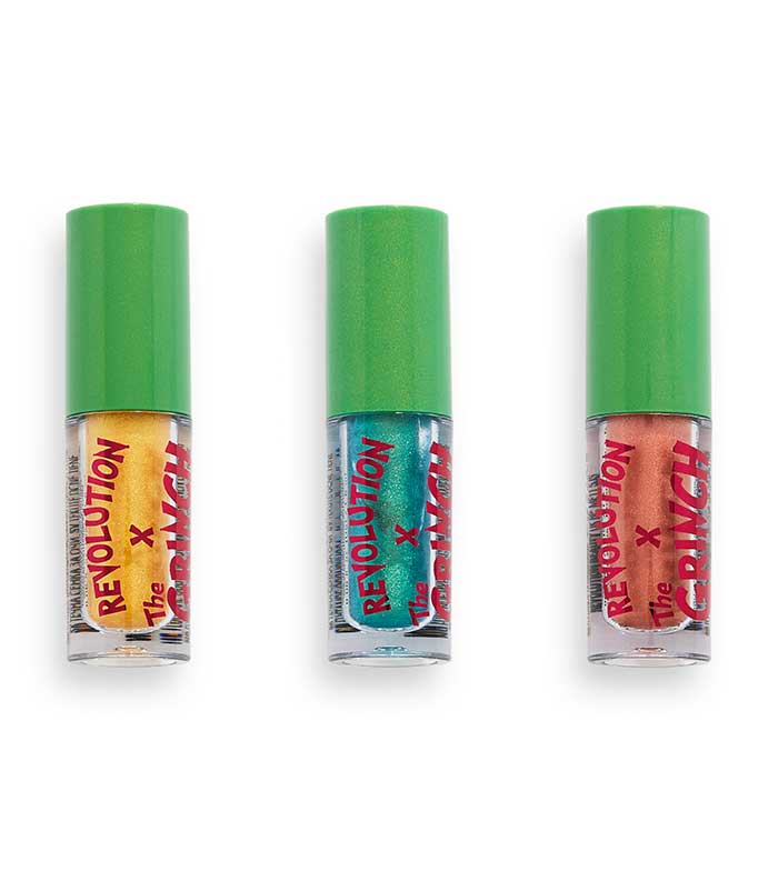 Revolution - *The Grinch x Revolution* - Set de sombras de ojos líquidas Don't Give a Grinch