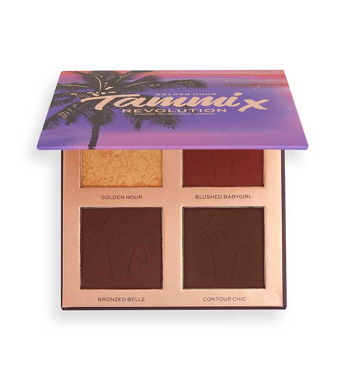 Revolution - *Tropical Twilight Collection* - Paleta de rosro X Tammi - Golden Hour