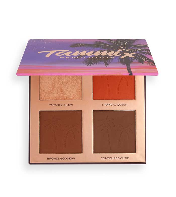 Revolution - *Tropical Twilight Collection* - Paleta de rosro X Tammi - Paradise Glow