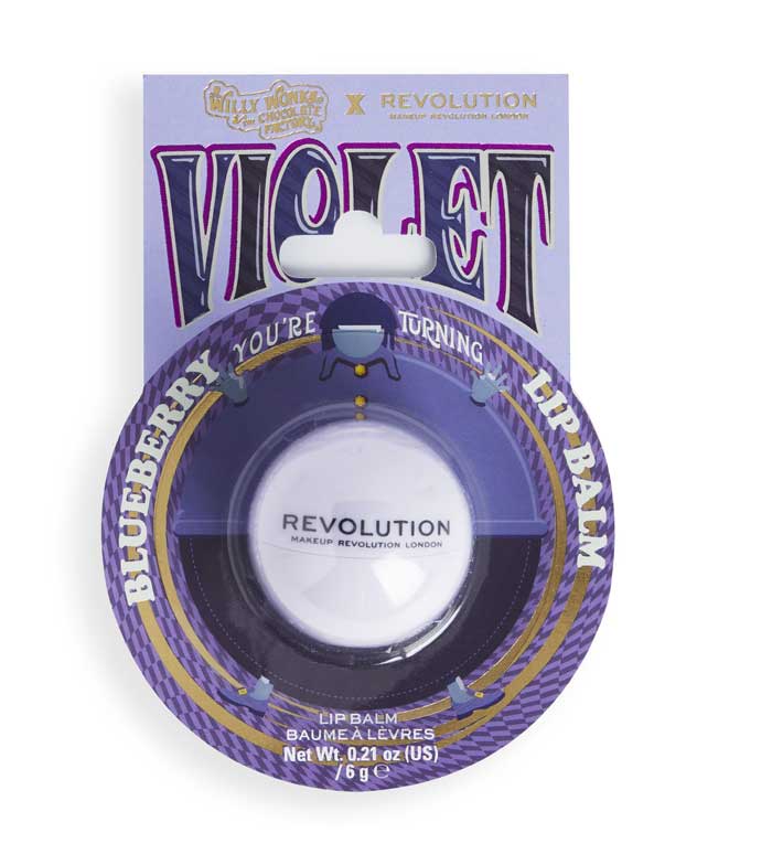Revolution - *Willy Wonka & The chocolate factory* - Bálsamo labial Blueberry