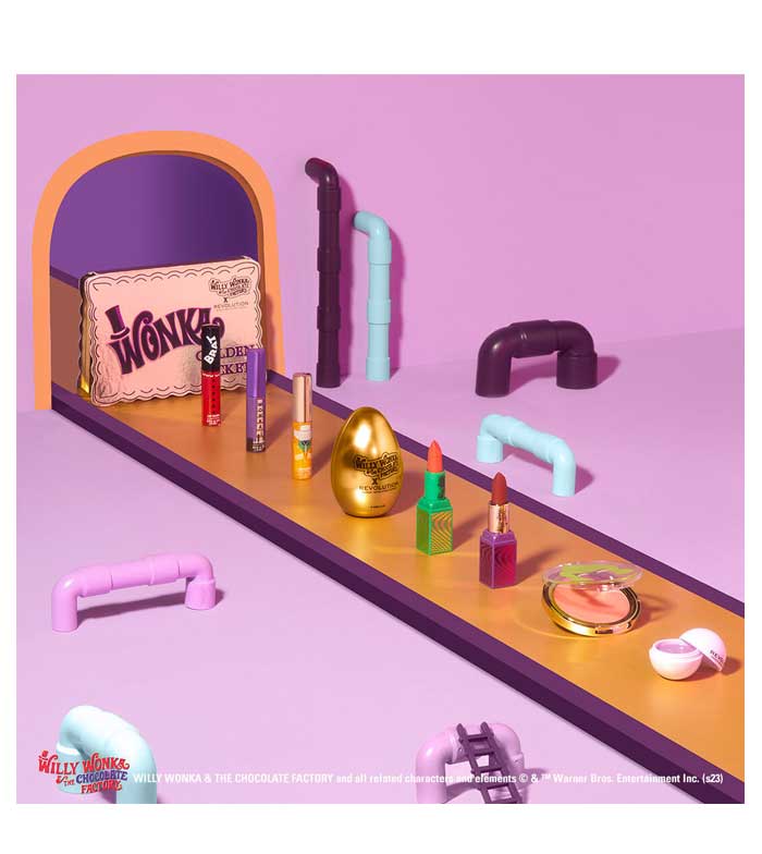 Revolution - *Willy Wonka & The chocolate factory* - Bálsamo labial Blueberry