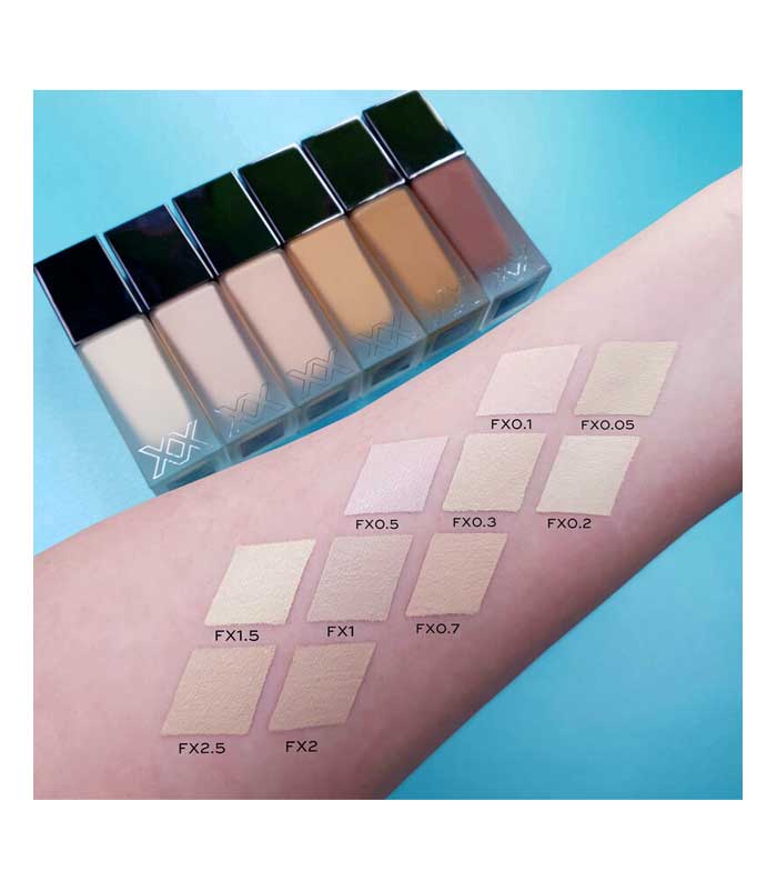 XX Revolution - Base de maquillaje Liquid Skin Fauxxdation - FX5.7