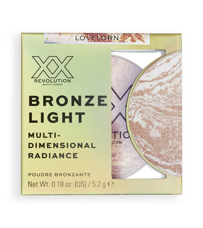 XX Revolution - Bronceador en polvo Bronze Light Marbled Bronzer - Lovelorn Deep