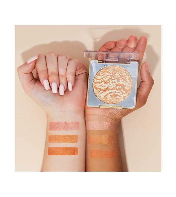 XX Revolution - Bronceador en polvo Bronze Light Marbled Bronzer - Lovelorn Deep