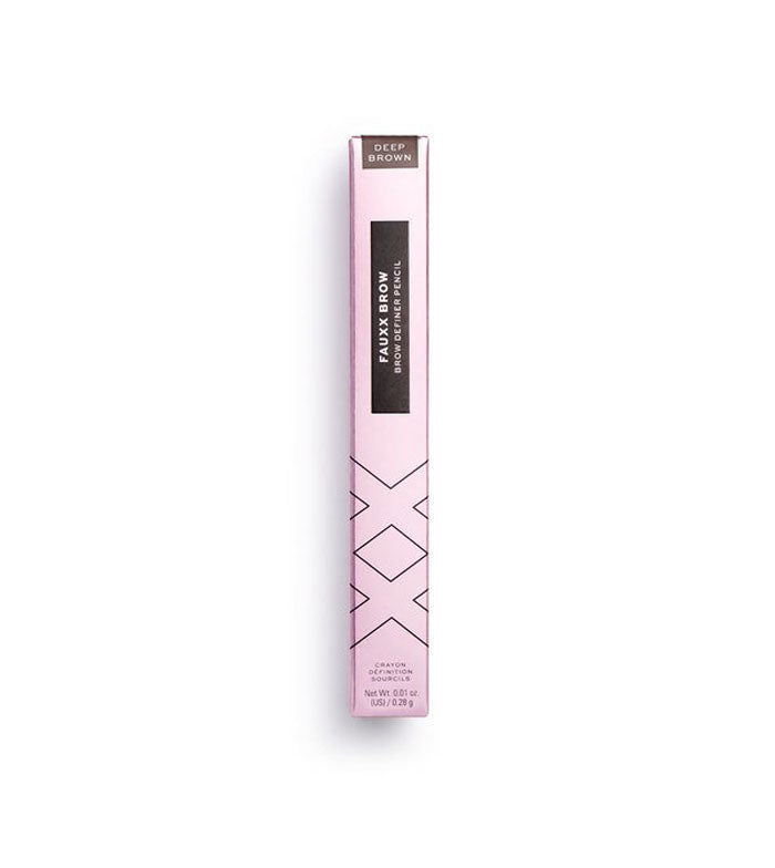 XX Revolution - Lápiz de cejas Fauxx Brow - Deep Brown