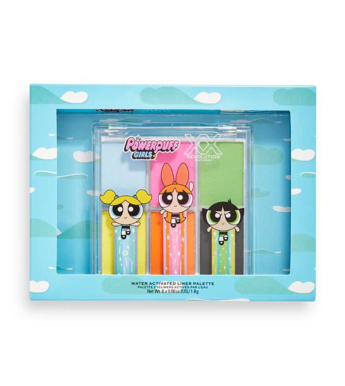 XX Revolution - *The Powerpuff Girls* - Paleta de delineadores Water Activated Liner