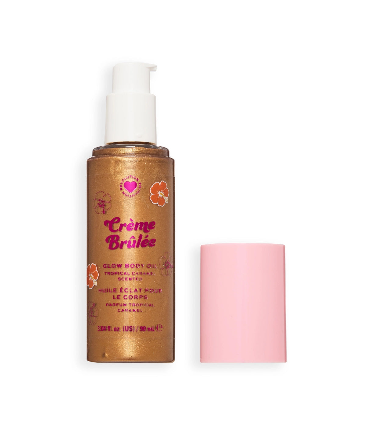 I Heart Revolution - Aceite corporal Tropical Caramel Glow - Creme Brulee Bronze