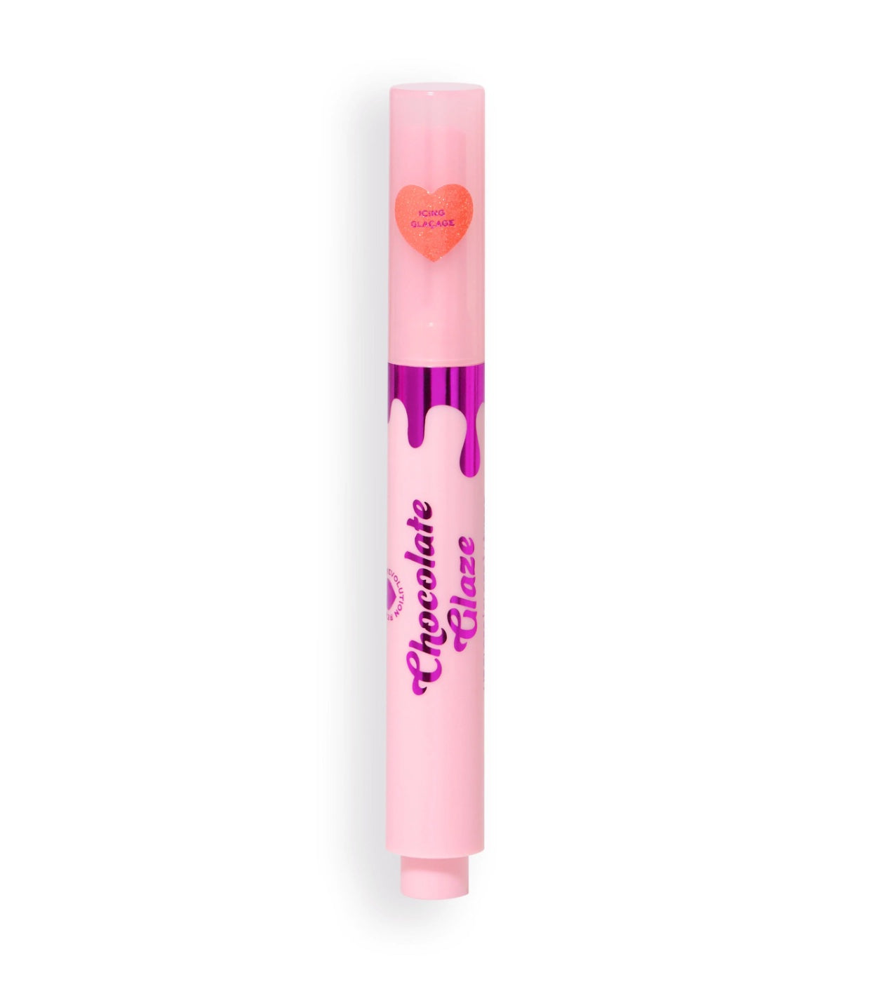 I Heart Revolution - Brillo de labios Chocolate Glaze - Icing Pink Shimmer