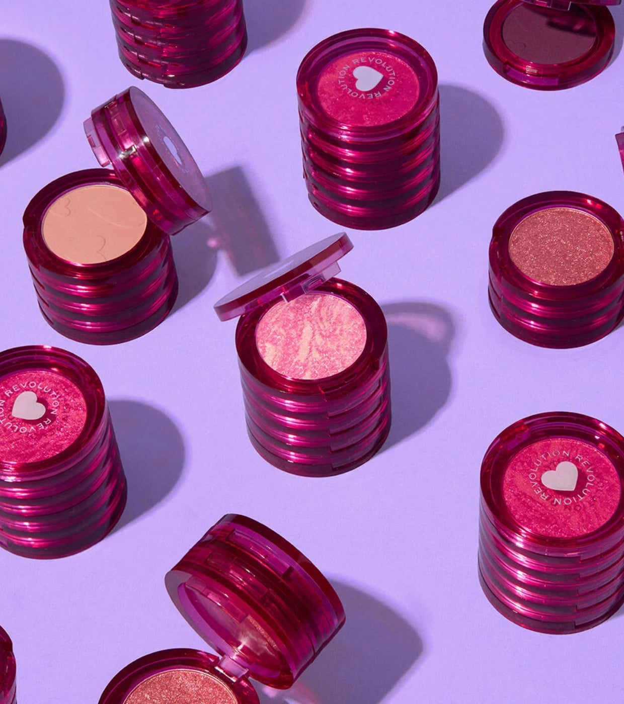 I Heart Revolution - *Midnight Cherry* - Paleta de sombras de ojos Snack Stacks - Cherry On Top