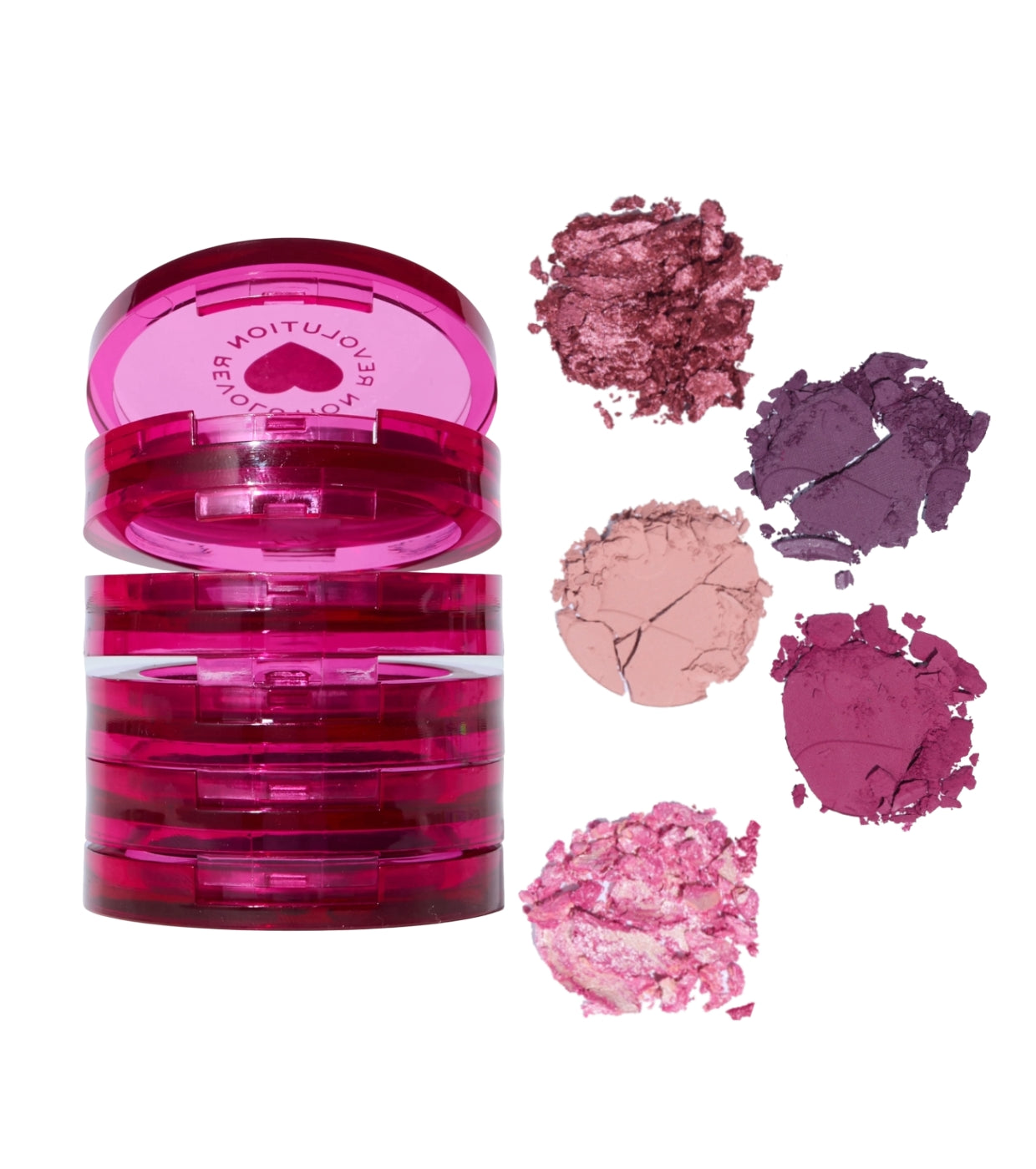 I Heart Revolution - *Midnight Cherry* - Paleta de sombras de ojos Snack Stacks - Cherry On Top