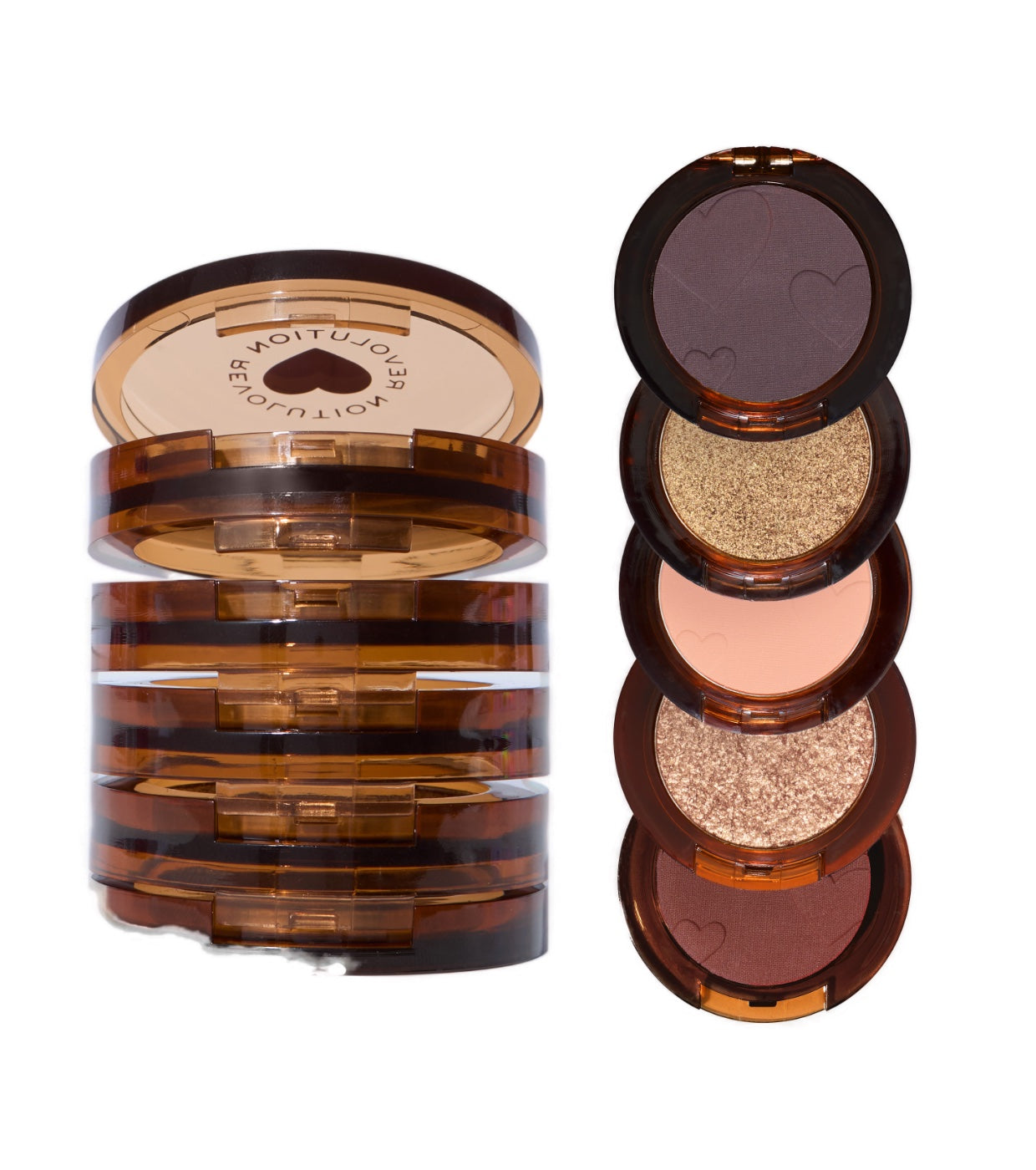 I Heart Revolution - Paleta de sombras de ojos Snack Stacks - Cocoa Bronze
