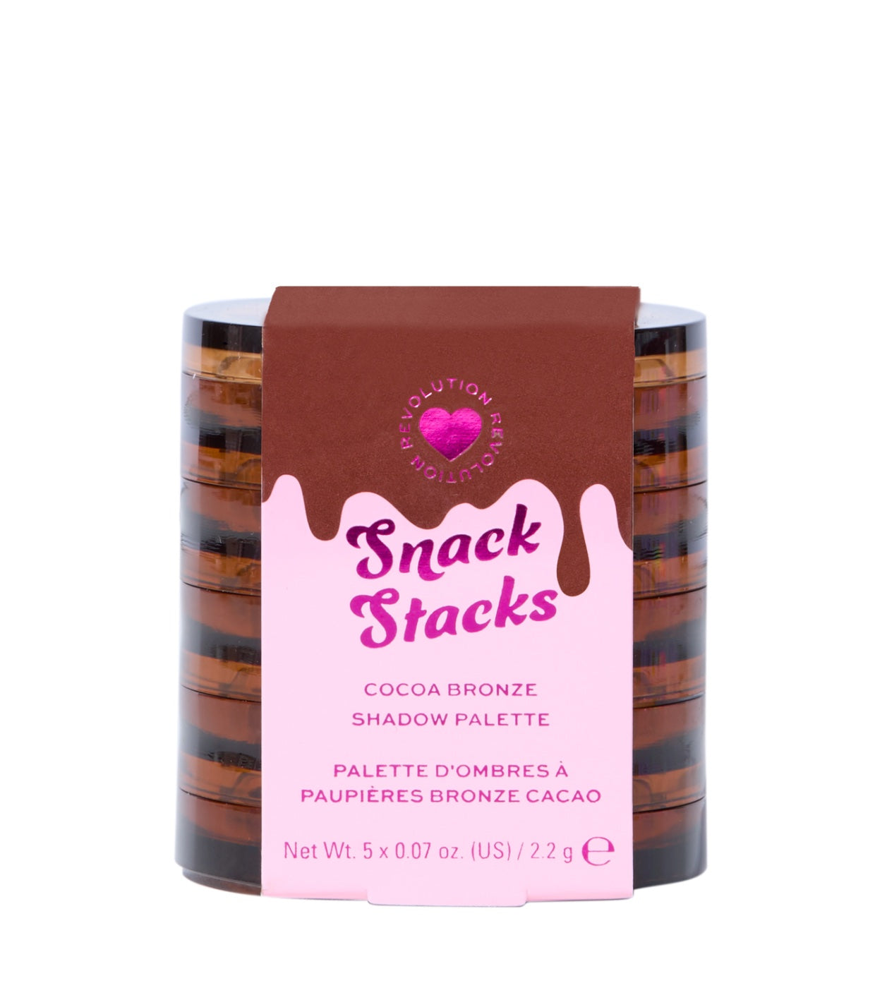 I Heart Revolution - Paleta de sombras de ojos Snack Stacks - Cocoa Bronze