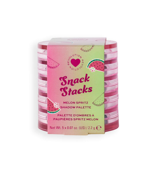 I Heart Revolution - Paleta de sombras de ojos Snack Stacks - Melon Spritz