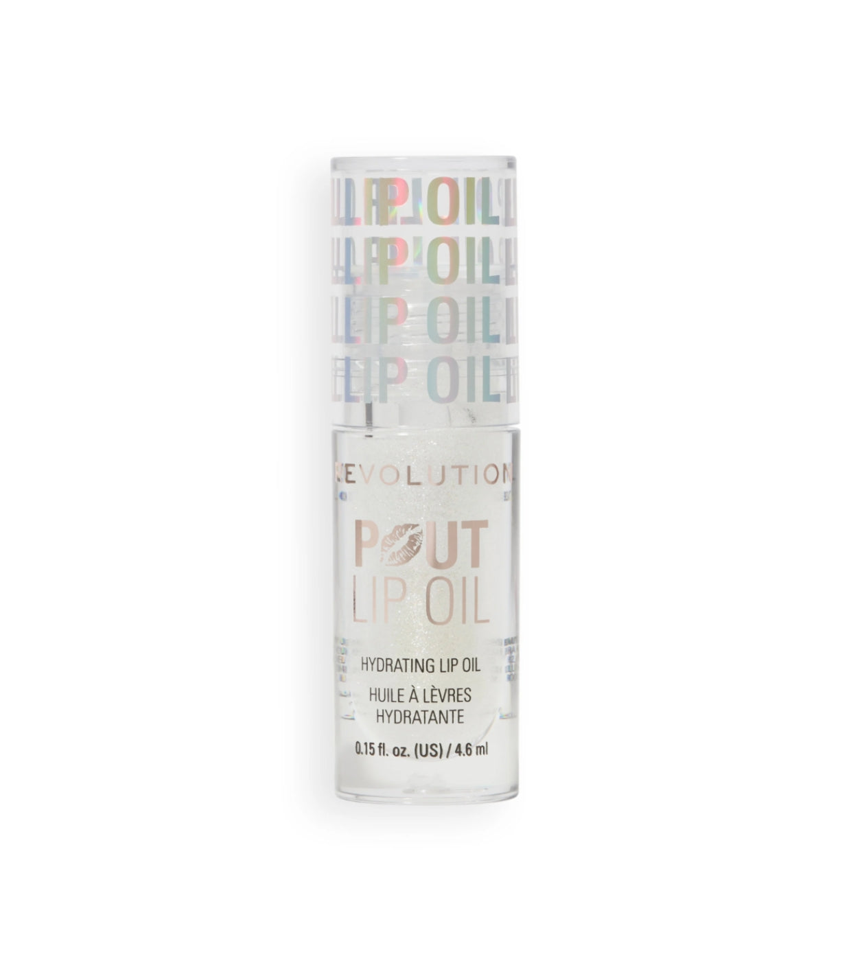 Makeup Revolution - Aceite labial Pout Lip - Holographic Shimmer