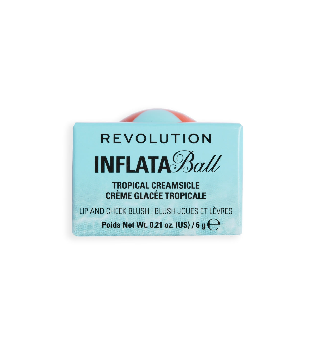 Makeup Revolution - *Poolside* - Bálsamo para labios y mejillas Inflata Ball - Tropical Creamsicle