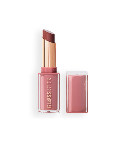 Makeup Revolution - Barra de labios Pout Lip Gloss Stick - Creme Brulee Mauve
