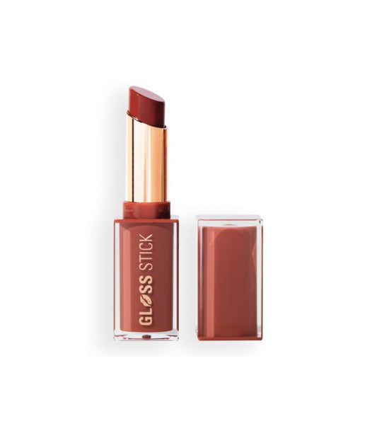 Makeup Revolution - Barra de labios Pout Lip Gloss Stick - Toffee Nude