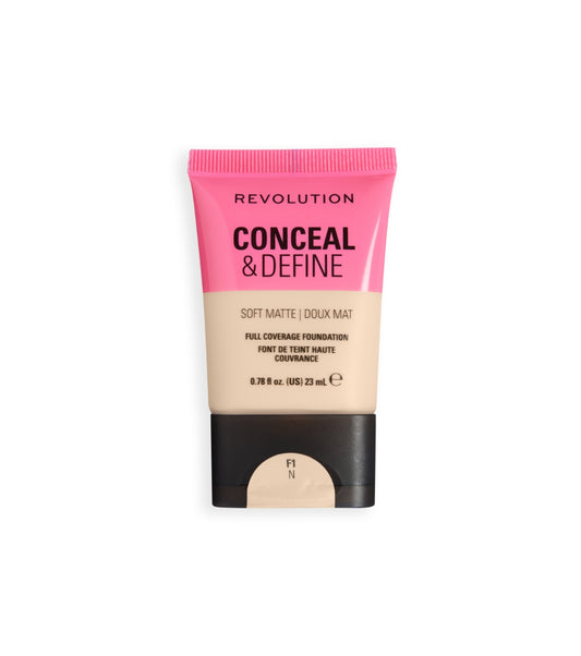 Makeup Revolution - Base Conceal & Define Soft Matte - F1N