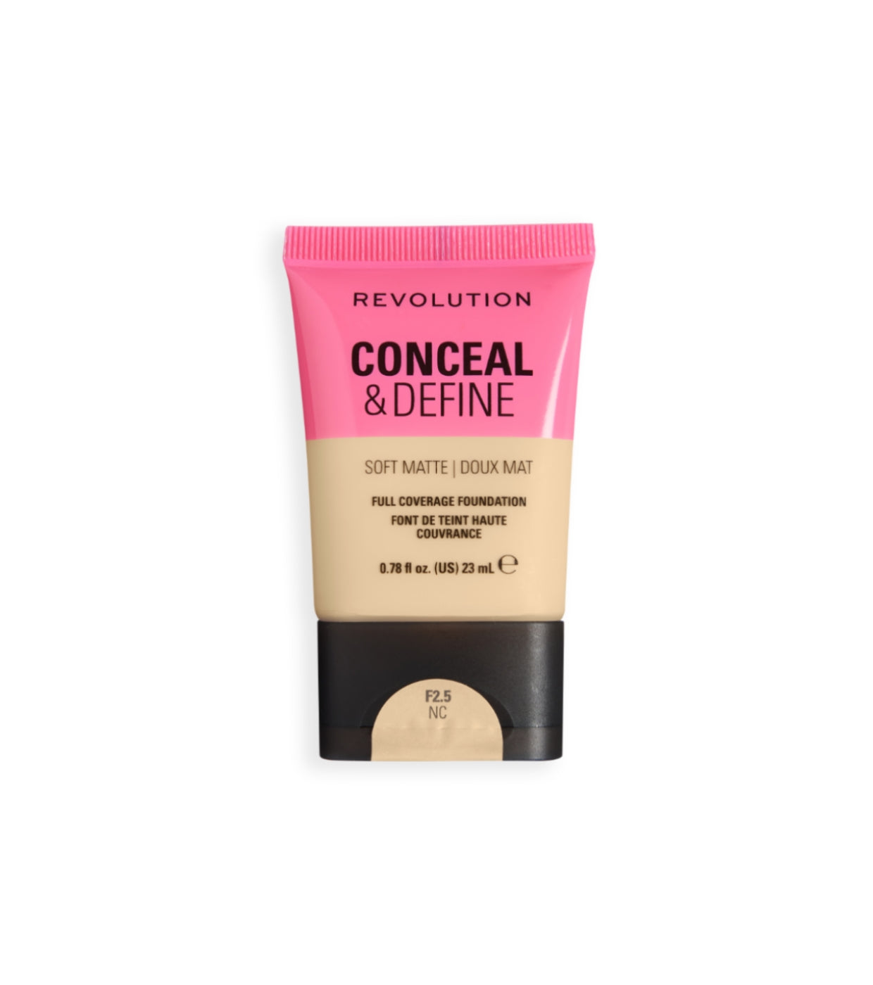 Makeup Revolution - Base de maquillaje Conceal & Define Soft Matte - F2.5NC