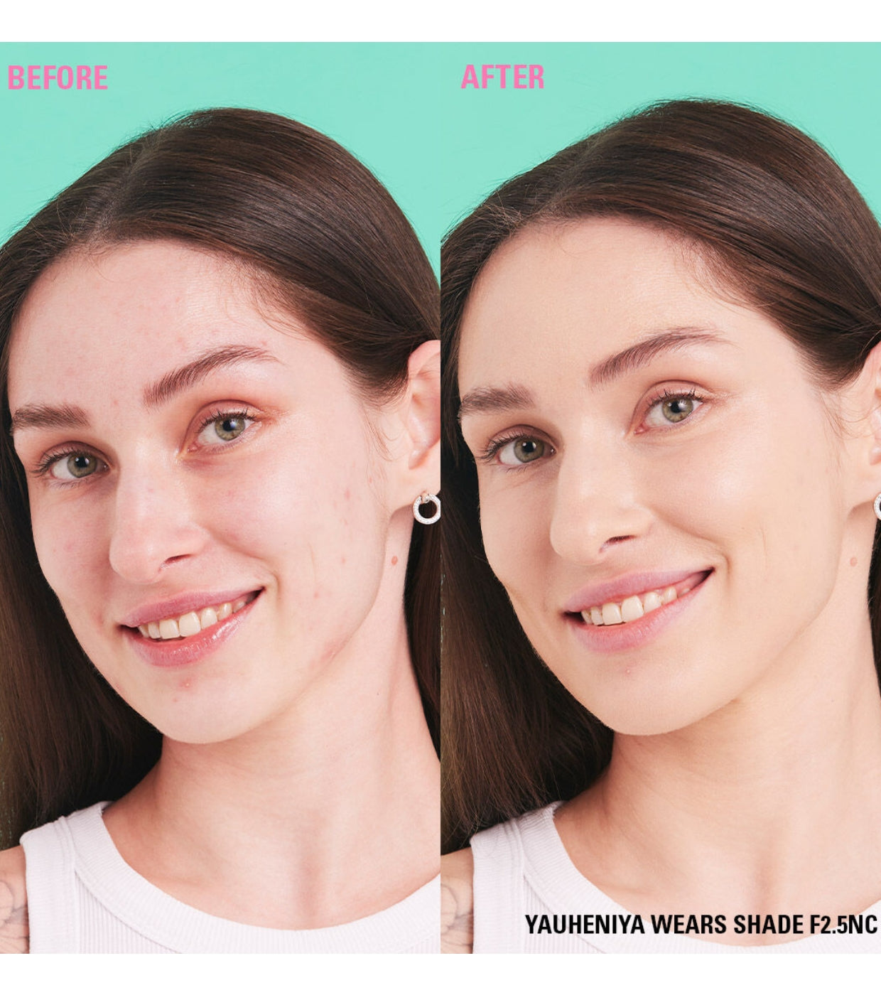 Makeup Revolution - Base de maquillaje Conceal & Define Soft Matte - F2.5NC