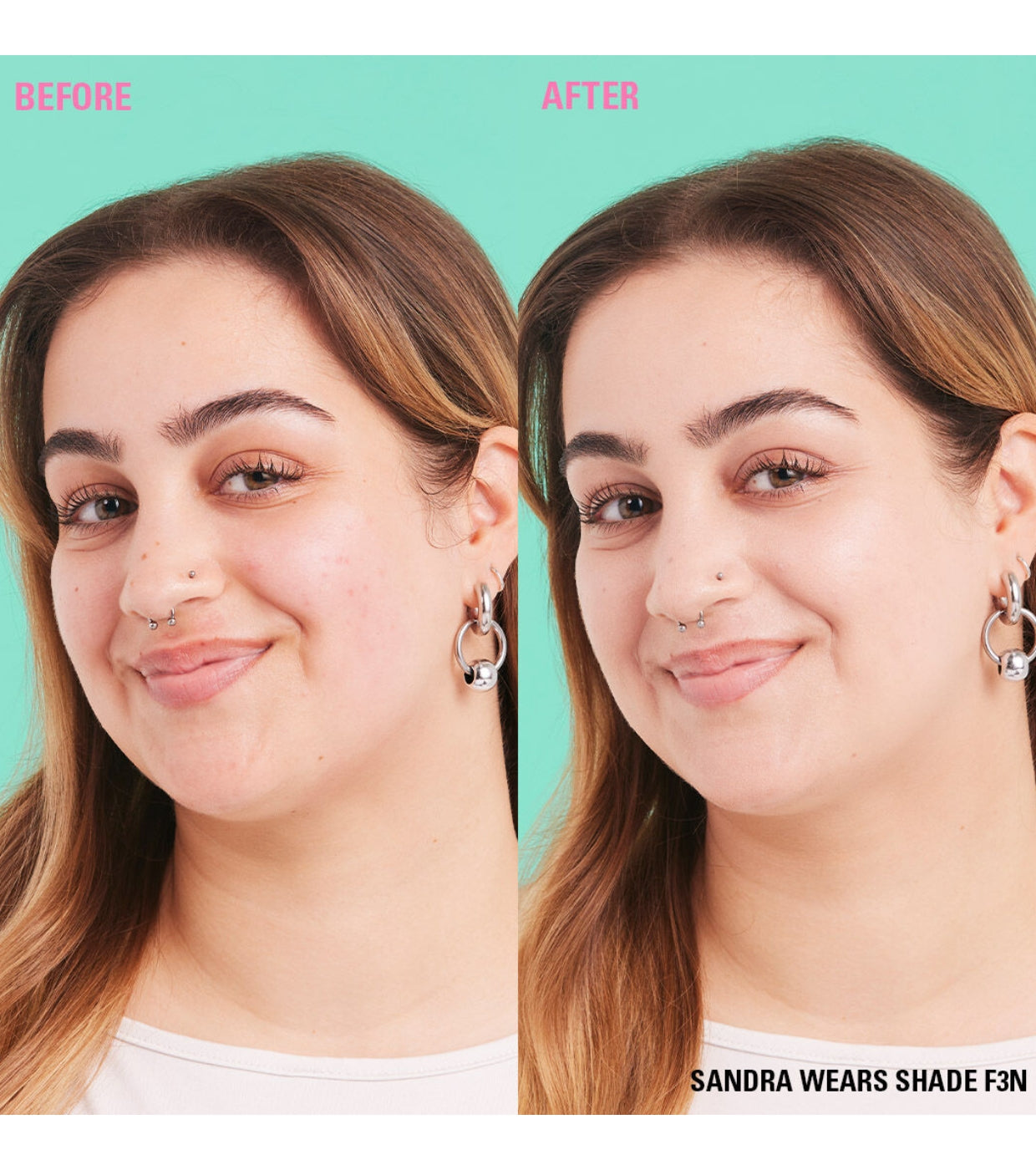 Makeup Revolution - Base de maquillaje Conceal & Define Soft Matte - F3N