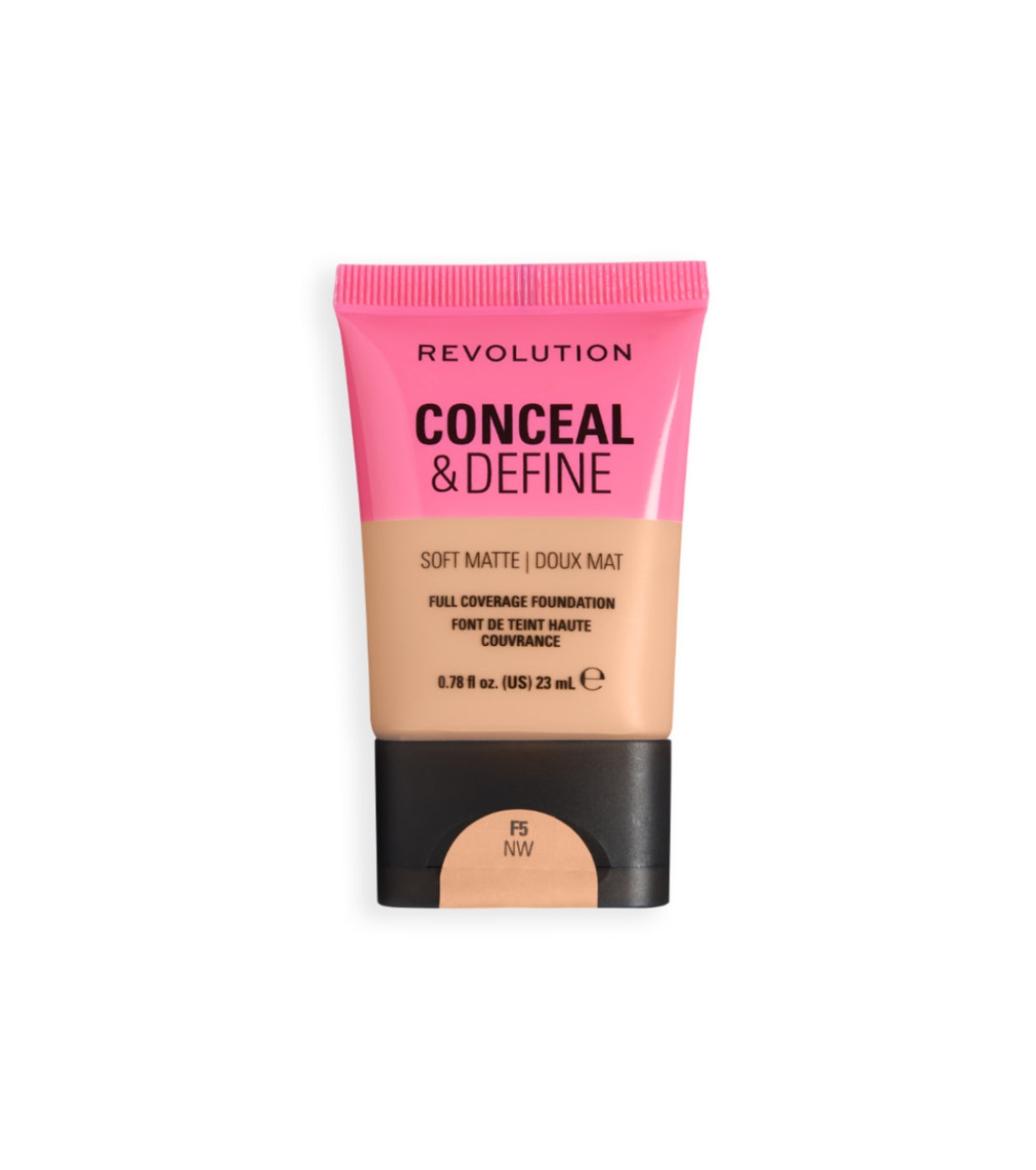 Makeup Revolution - Base de maquillaje Conceal & Define Soft Matte - F5NW